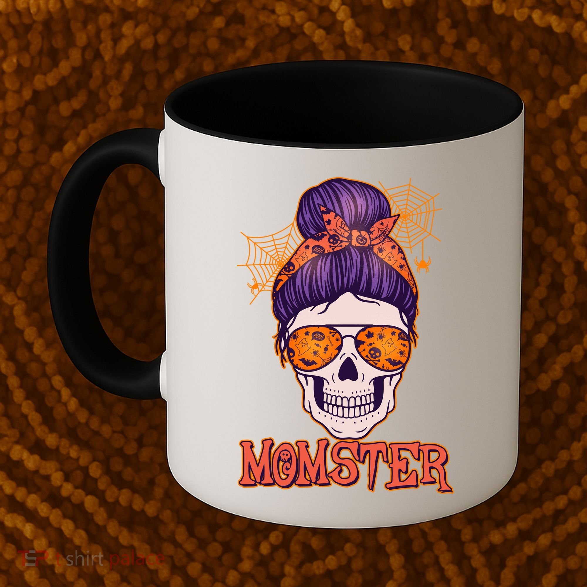 Funny Halloween Momster Monster Skull Coffee Mug