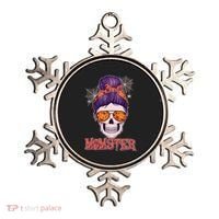 Funny Halloween Momster Monster Skull Ornament thumb 0