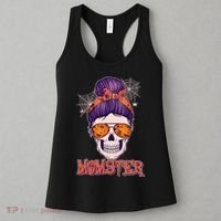 Funny Halloween Momster Monster Skull Women's Tank Top thumb 3