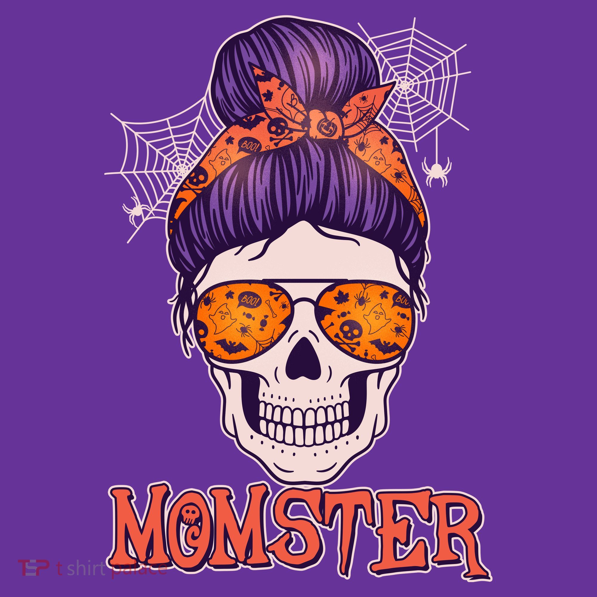Funny Halloween Momster Monster Skull Hoodie
