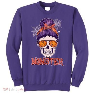 Funny Halloween Momster Monster Skull Sweatshirt