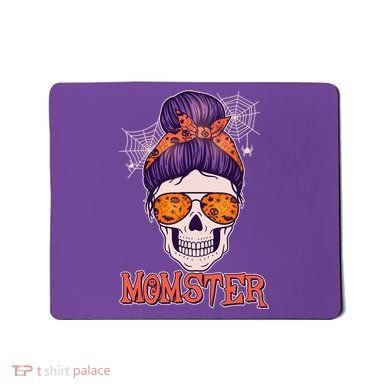 Funny Halloween Momster Monster Skull Mousepad