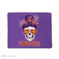 Funny Halloween Momster Monster Skull Mousepad thumb 0