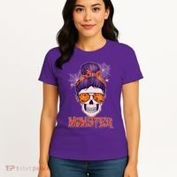 Funny Halloween Momster Monster Skull Women's T-Shirt thumb 4