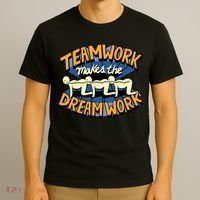 Funny Horror Movie Halloween Team Work Make Dream Centipede T-Shirt thumb 3