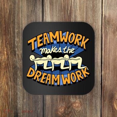 Funny Horror Movie Halloween Team Work Make Dream Centipede Coaster