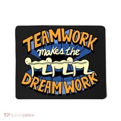 Funny Horror Movie Halloween Team Work Make Dream Centipede Mousepad