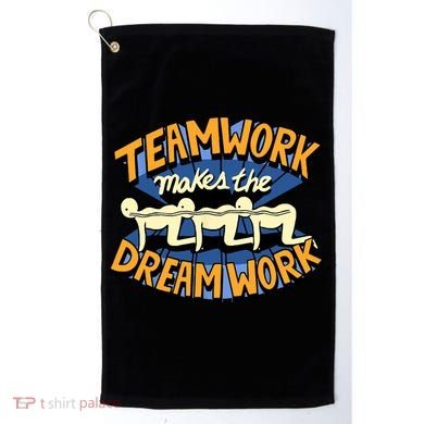 Funny Horror Movie Halloween Team Work Make Dream Centipede Golf Towel