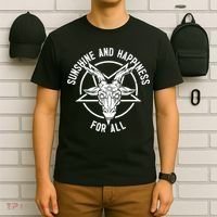 Funny Heavy Metal Band Fan Gift Metalhead Funny Black Goth Style Gift T-Shirt thumb 6