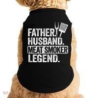 Father Husband Meat Smoker Legend Grilling Dad Meat Smoking Doggie Tank thumb 0