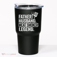 Father Husband Meat Smoker Legend Grilling Dad Meat Smoking Tumbler thumb 0