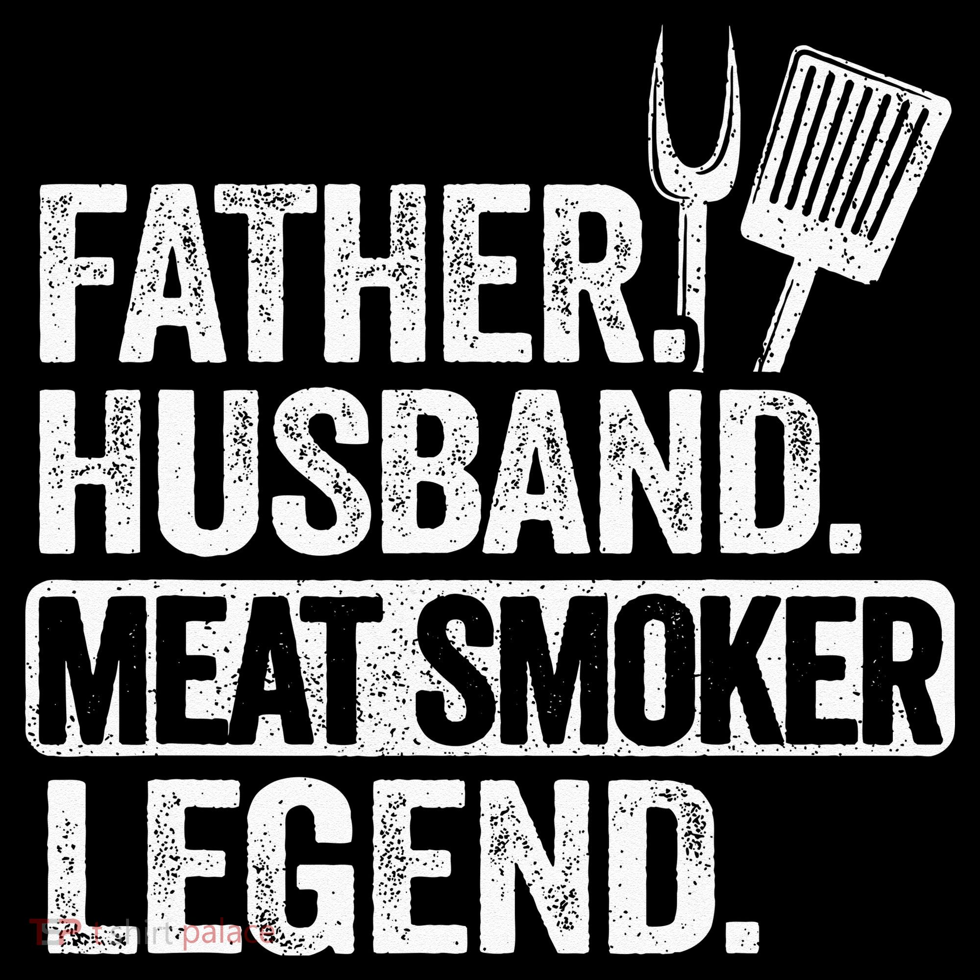 Father Husband Meat Smoker Legend Grilling Dad Meat Smoking Mousepad