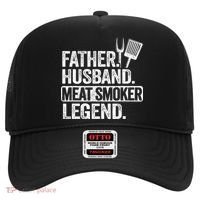 Father Husband Meat Smoker Legend Grilling Dad Meat Smoking Hat thumb 0
