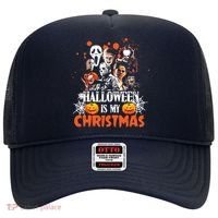 Funny Horror Movies Characters Halloween Is My Christmas Hat thumb 0