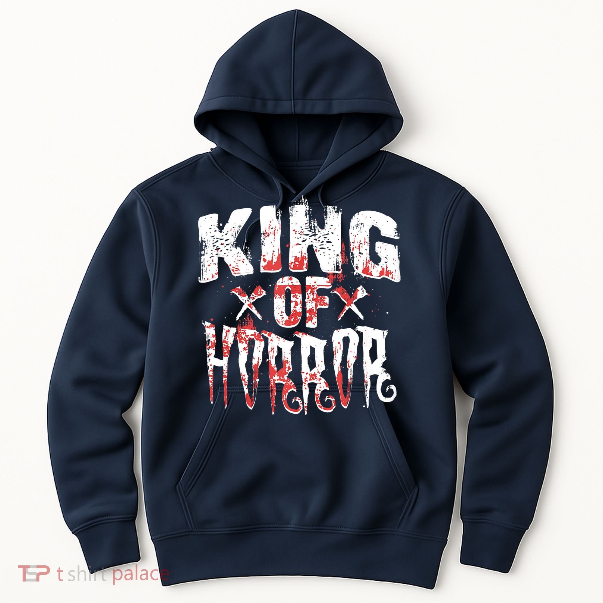Funny Horror Movie Gift Scary King Of Horror Hoodie