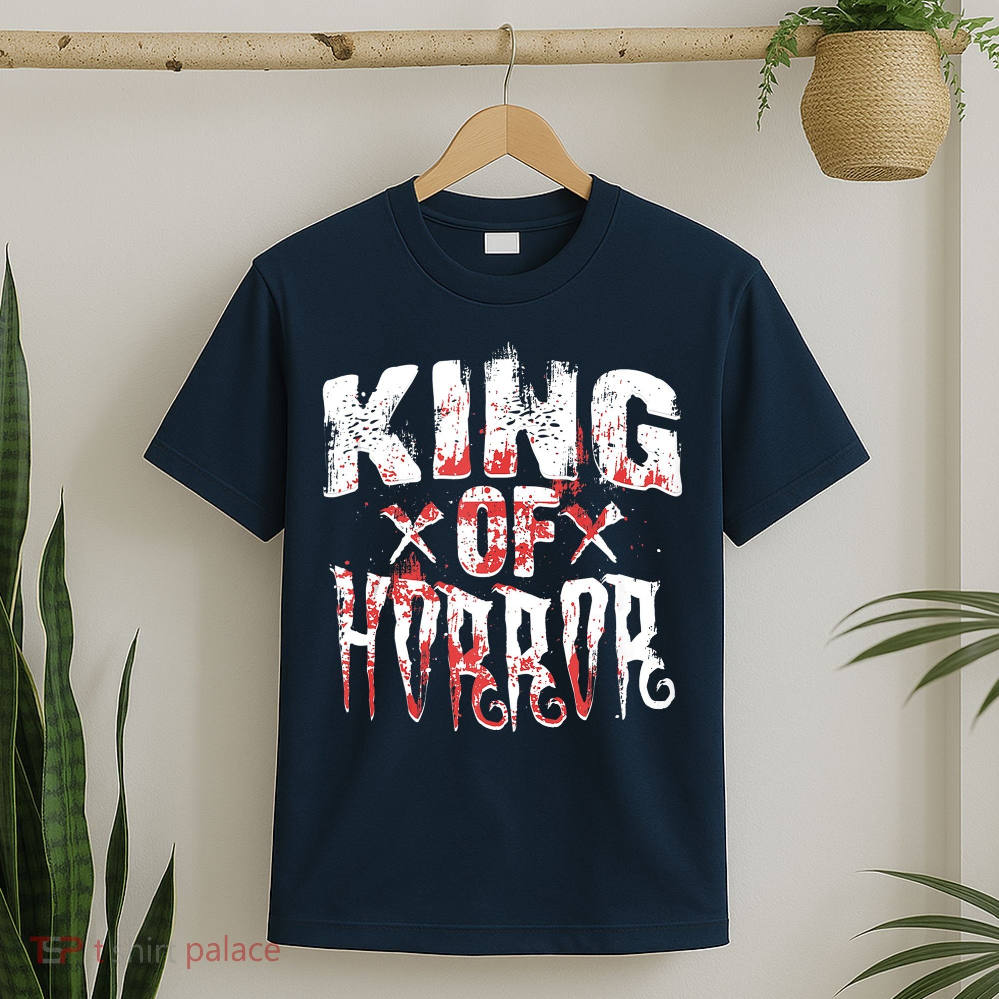 Funny Horror Movie Gift Scary King Of Horror T-Shirt