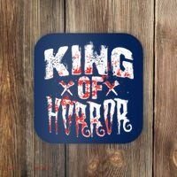 Funny Horror Movie Gift Scary King Of Horror Coaster thumb 0