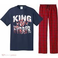 Funny Horror Movie Gift Scary King Of Horror Pajama Set thumb 0