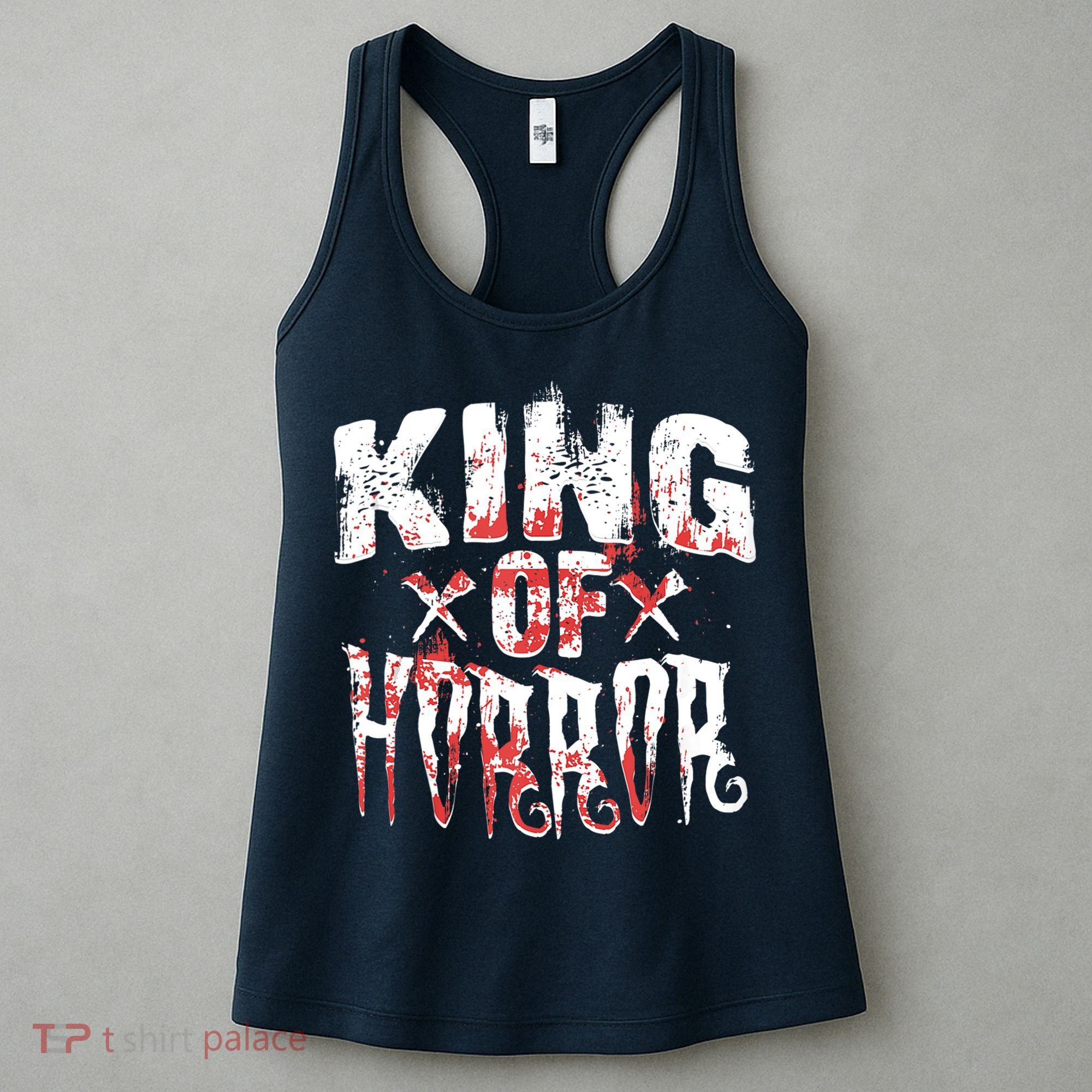 Funny Horror Movie Gift Scary King Of Horror Women's Tank Top