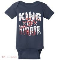 Funny Horror Movie Gift Scary King Of Horror Baby Bodysuit thumb 0