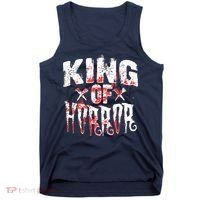 Funny Horror Movie Gift Scary King Of Horror Tank Top thumb 0