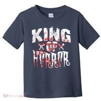 Funny Horror Movie Gift Scary King Of Horror Toddler T-Shirt thumb 0