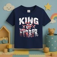 Funny Horror Movie Gift Scary King Of Horror Toddler T-Shirt thumb 3