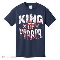 Funny Horror Movie Gift Scary King Of Horror Kids T-Shirt thumb 0