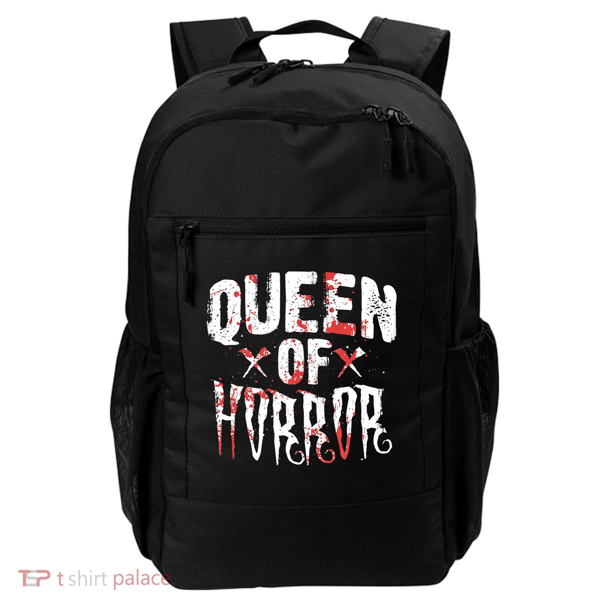 Funny Horror Movie Gift Scary Queen Of Horror Backpack