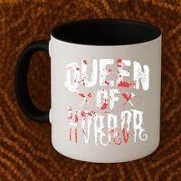 Funny Horror Movie Gift Scary Queen Of Horror Coffee Mug thumb 2