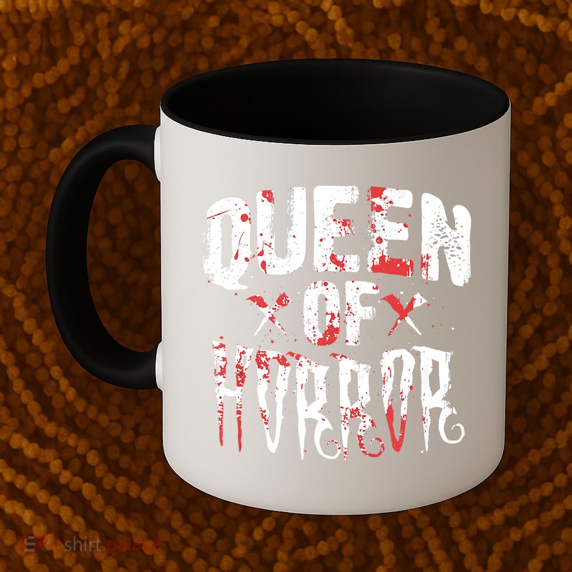Funny Horror Movie Gift Scary Queen Of Horror Coffee Mug