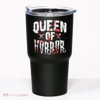 Funny Horror Movie Gift Scary Queen Of Horror Tumbler thumb 0