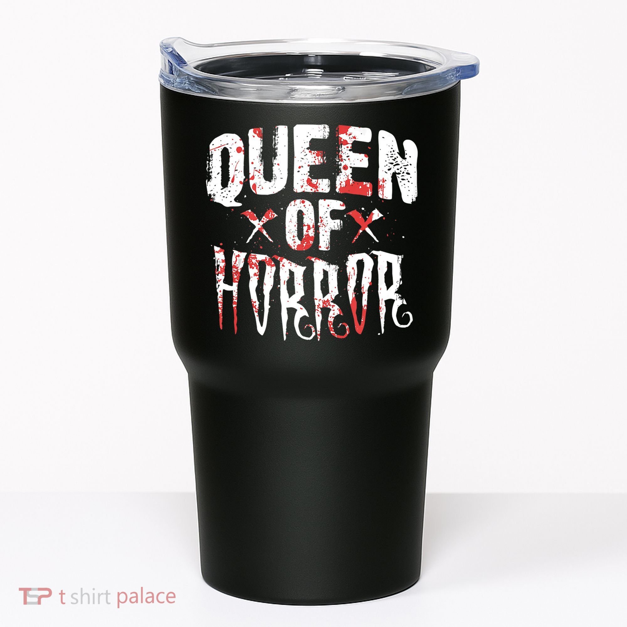 Funny Horror Movie Gift Scary Queen Of Horror Tumbler