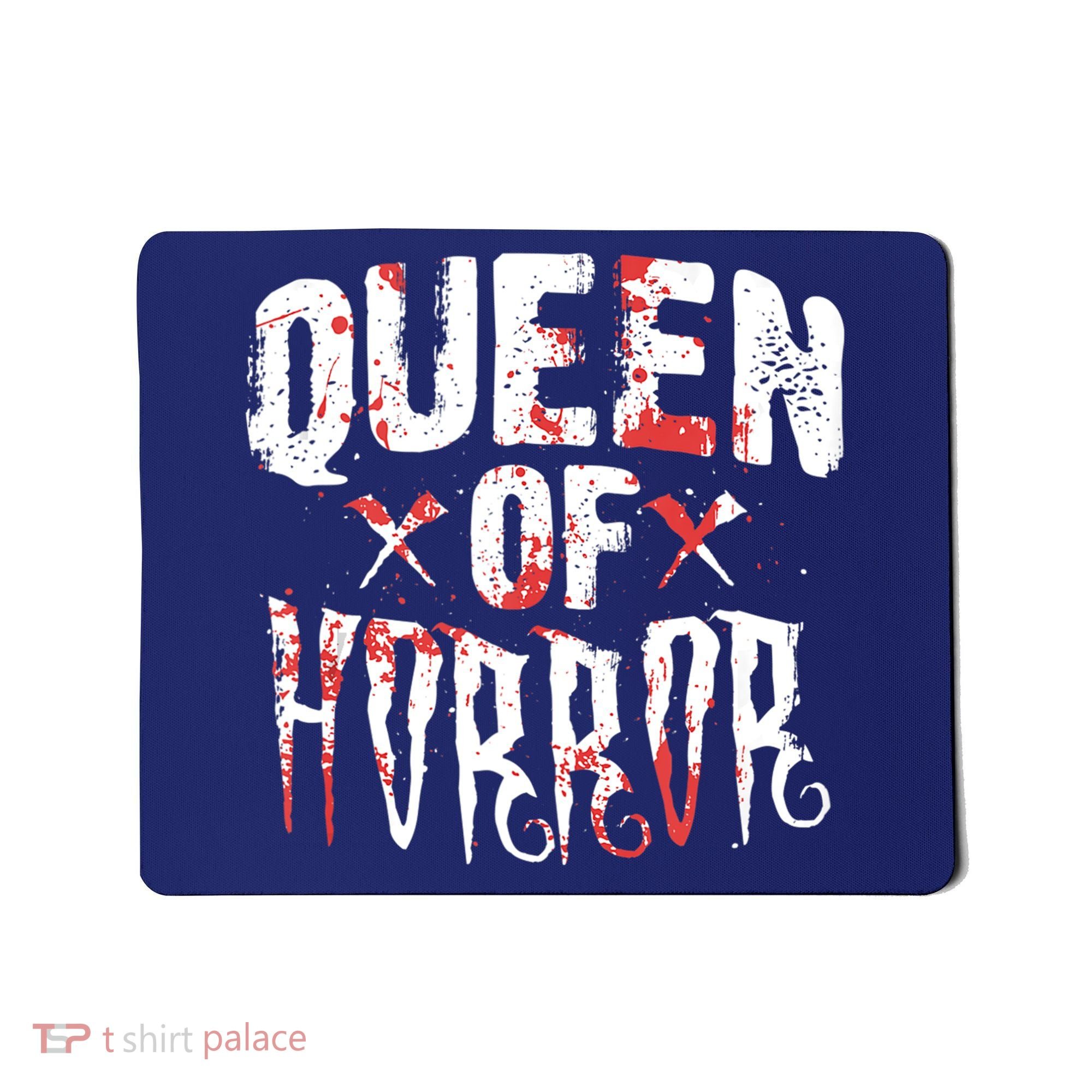 Funny Horror Movie Gift Scary Queen Of Horror Mousepad