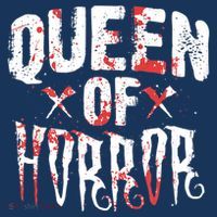 Funny Horror Movie Gift Scary Queen Of Horror Mousepad thumb 1