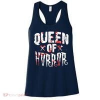 Funny Horror Movie Gift Scary Queen Of Horror Women's Tank Top thumb 0
