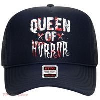 Funny Horror Movie Gift Scary Queen Of Horror Hat thumb 0