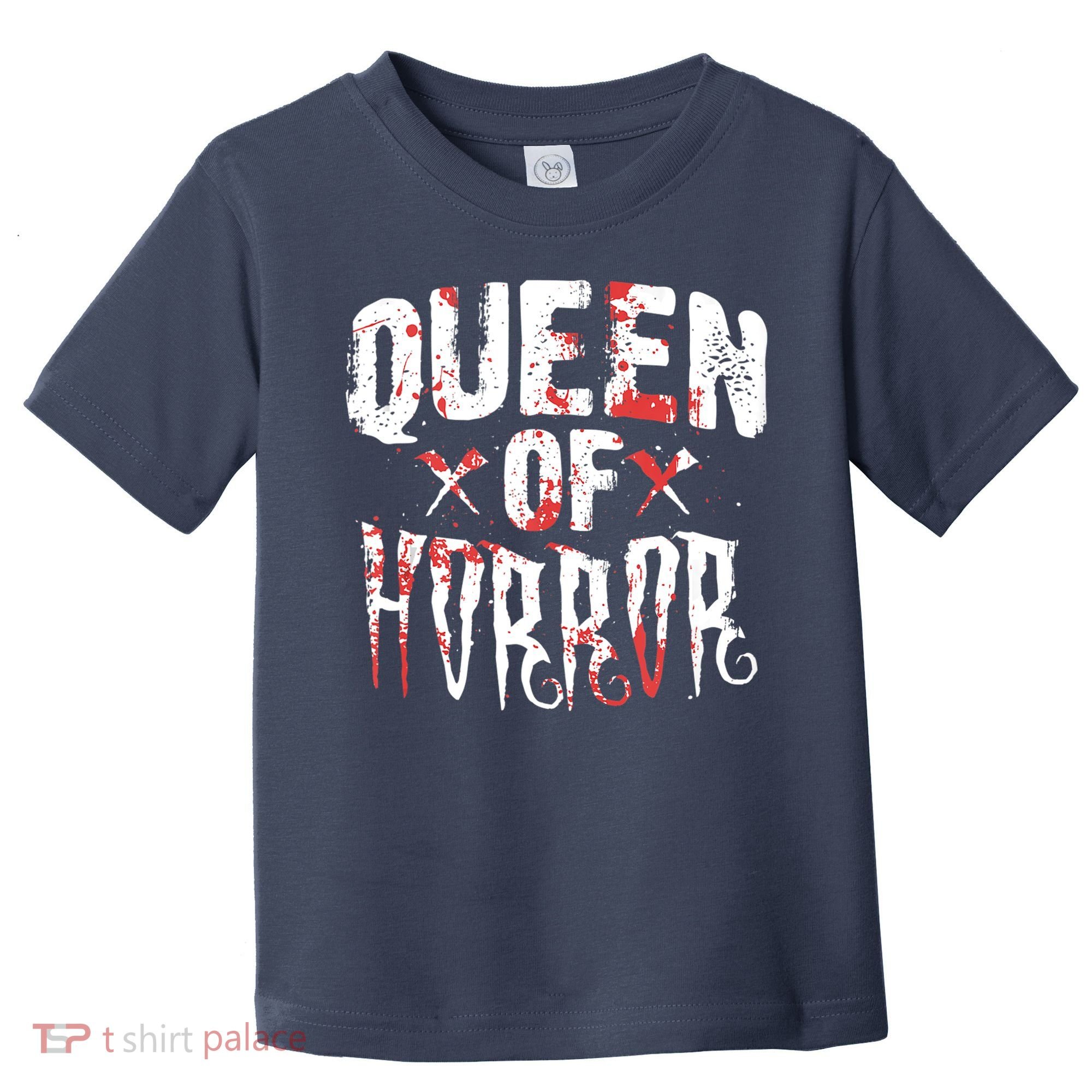 Funny Horror Movie Gift Scary Queen Of Horror Toddler T-Shirt