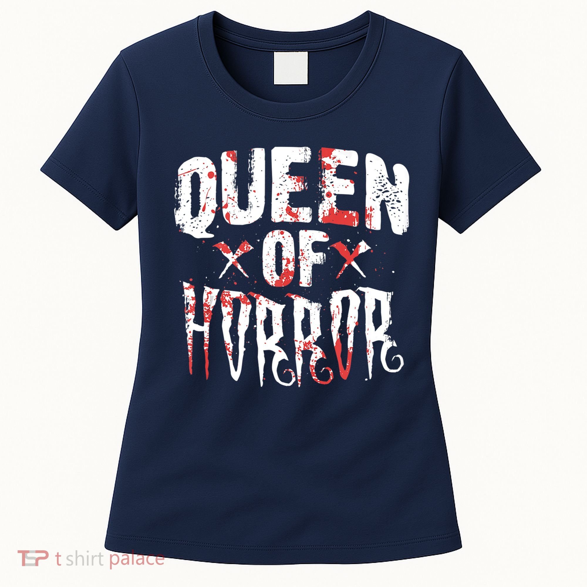 Funny Horror Movie Gift Scary Queen Of Horror Women's T-Shirt