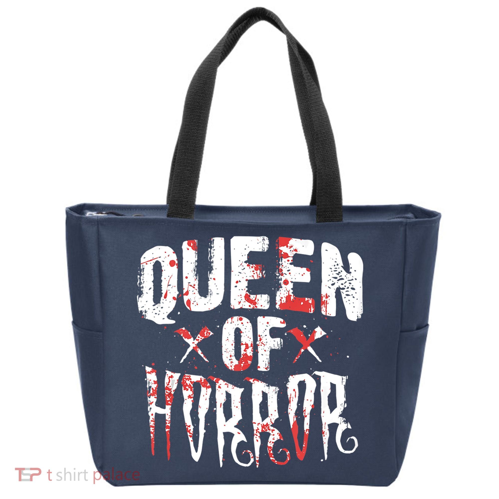 Funny Horror Movie Gift Scary Queen Of Horror Tote Bag