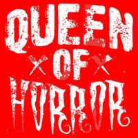Funny Horror Movie Gift Scary Queen Of Horror Santa Hat thumb 1