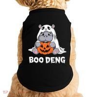 Funny Halloween Moo Deng Baby Hippo Boo Deng Ghost Costume Doggie Tank thumb 0