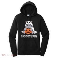 Funny Halloween Moo Deng Baby Hippo Boo Deng Ghost Costume Women's Hoodie thumb 0