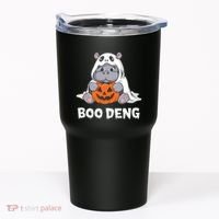 Funny Halloween Moo Deng Baby Hippo Boo Deng Ghost Costume Tumbler thumb 0