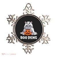 Funny Halloween Moo Deng Baby Hippo Boo Deng Ghost Costume Ornament thumb 0