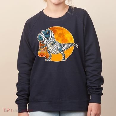 Funny Halloween Mummy TRex Women's Sweatshirt