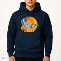 Funny Halloween Mummy TRex Hoodie thumb 2