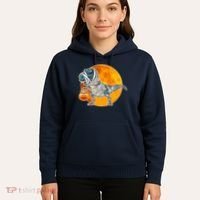 Funny Halloween Mummy TRex Hoodie thumb 5