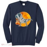 Funny Halloween Mummy TRex Sweatshirt thumb 0