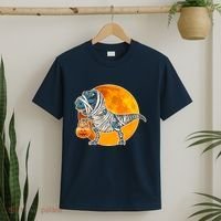Funny Halloween Mummy TRex T-Shirt thumb 2